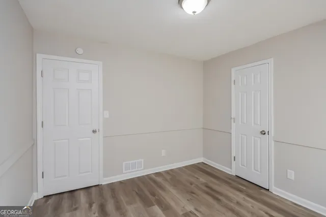 wooden floor in an empty room
