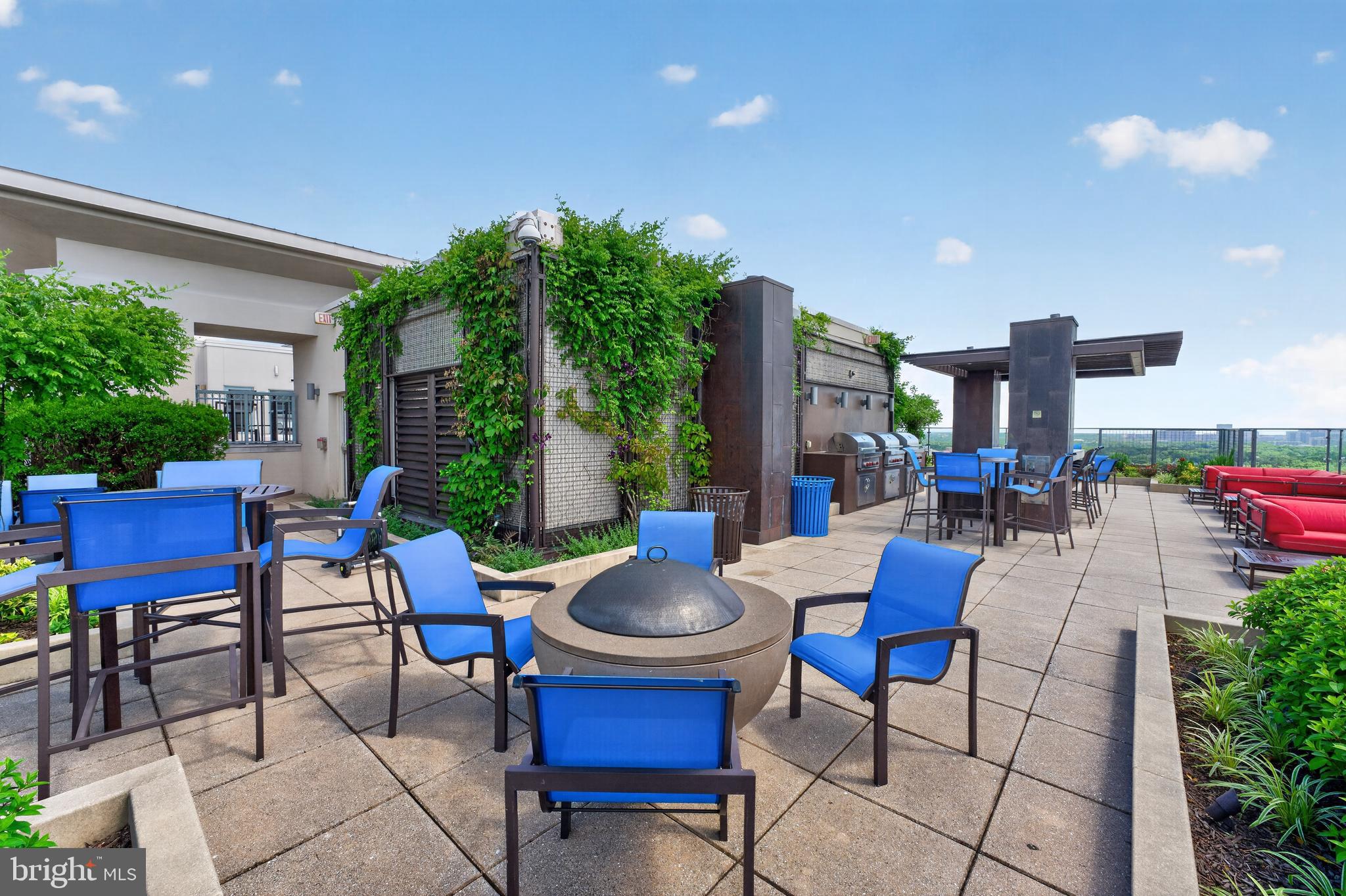 851 North Glebe Road, Unit 1301 Arlington, VA 22203 - Photo 54 of 84 Rooftop Patio - Fire Pit Nights & City Lights!