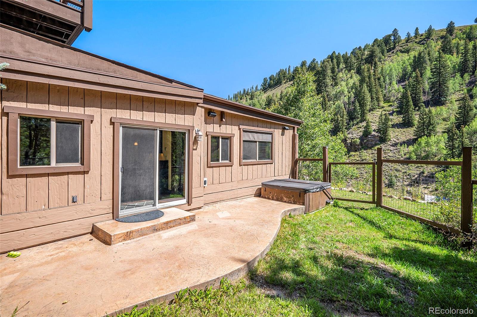 602 Spruce Street Red Cliff, CO 81649 - Photo 28 of 44 a view of a house with backyard porch and sitting area