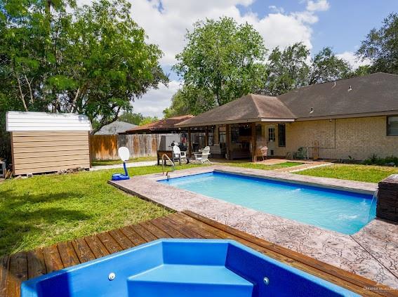 3200 Hummingbird Avenue McAllen, TX 78504 - Photo 28 of 31 a view of outdoor space yard and swimming pool