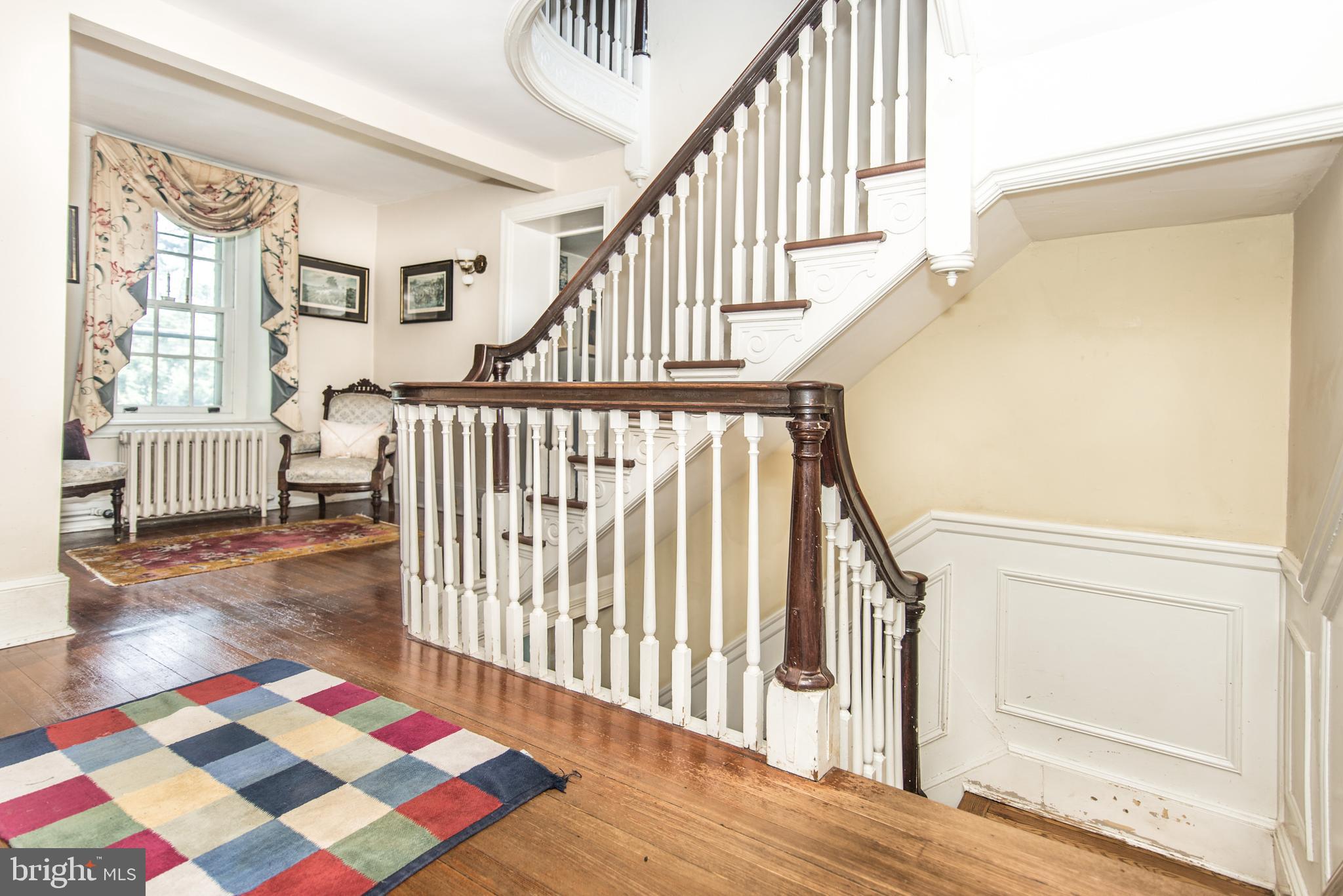 1454 Old Welsh Road Huntingdon Valley, PA 19006 - Photo 45 of 78 Main Staircase at 2nd floor Hall