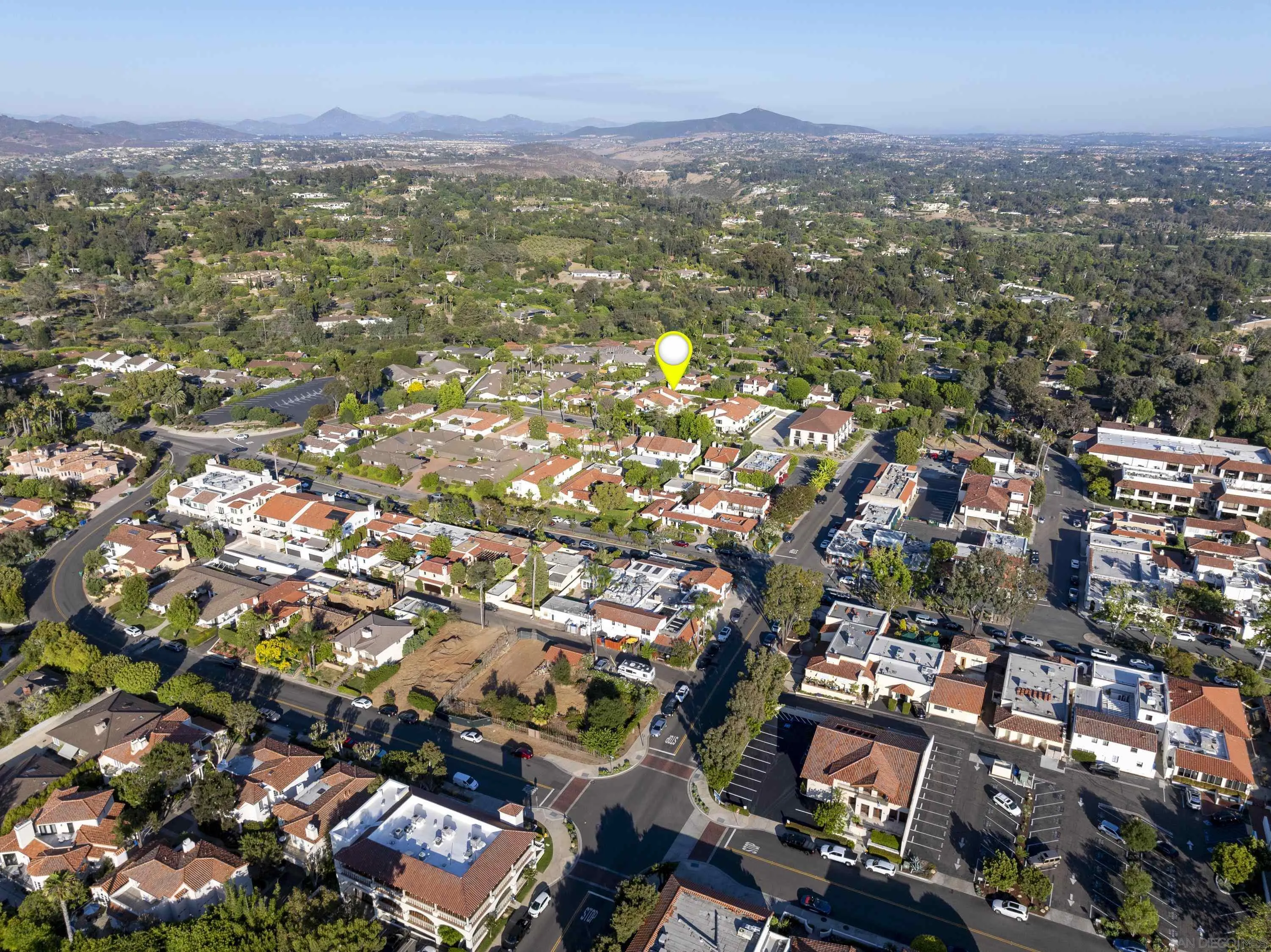 6129 La Flecha Rancho Santa Fe, CA 92067 - Photo 33 of 33 an aerial view of a city with lots of residential buildings