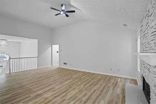 wooden floor in an empty room