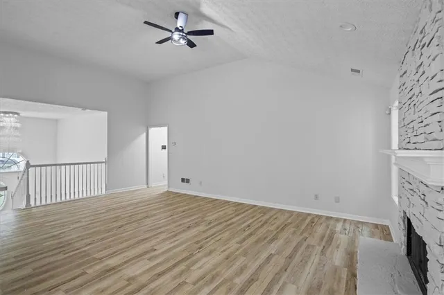 wooden floor in an empty room