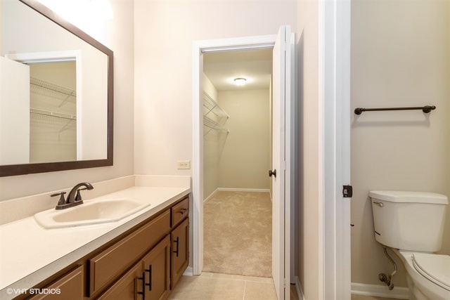 154 Bent Tree Lane New Lenox, IL 60451 - Photo 18 of 25 a bathroom with a sink and a mirror