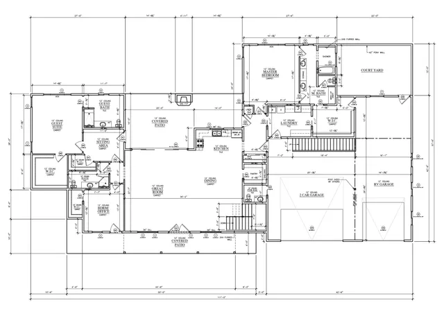 a picture of a bathroom with a shower