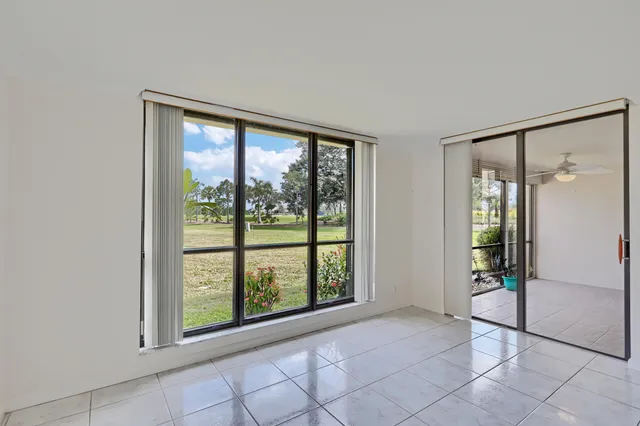 a view of a potted plant in front of a window