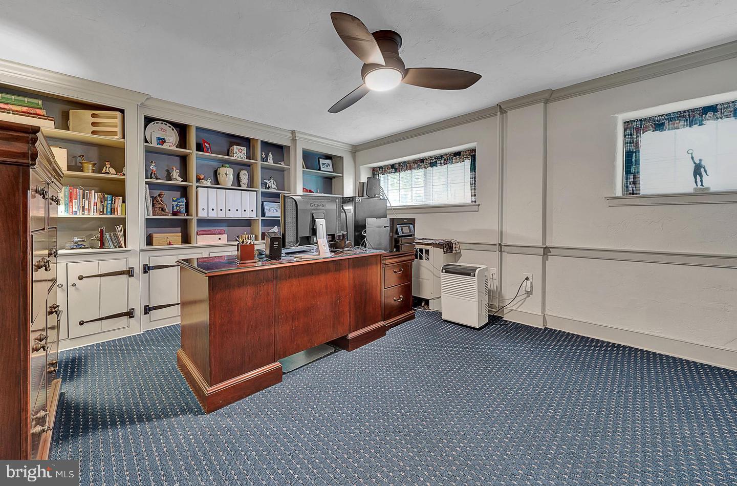 512 Swedesford Road Ambler, PA 19002 - Photo 11 of 27 Large Executive Home Office with Built-Ins