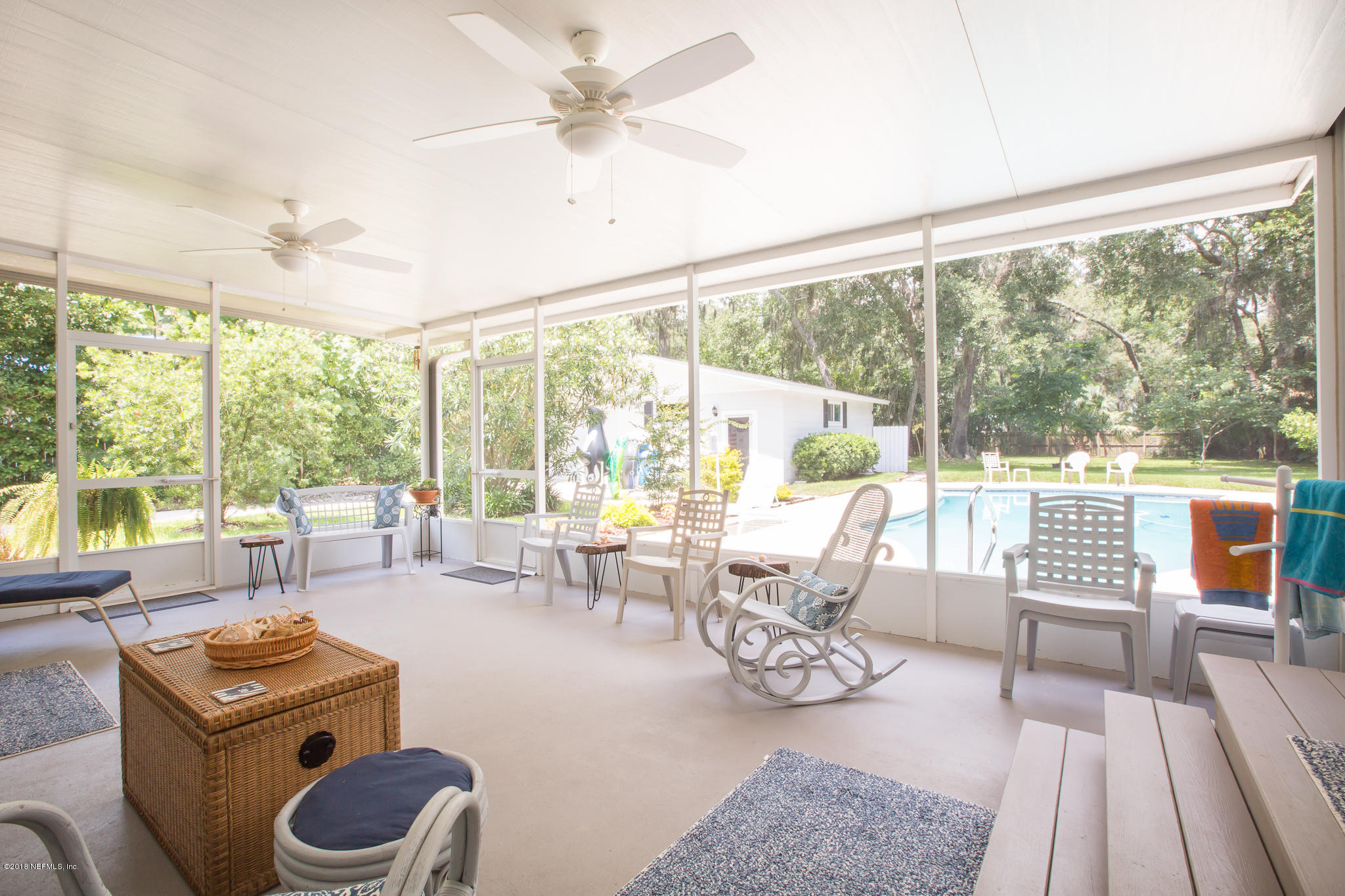 1150 Kings Road Neptune Beach, FL 32266 - Photo 26 of 41 Screened Porch Another View