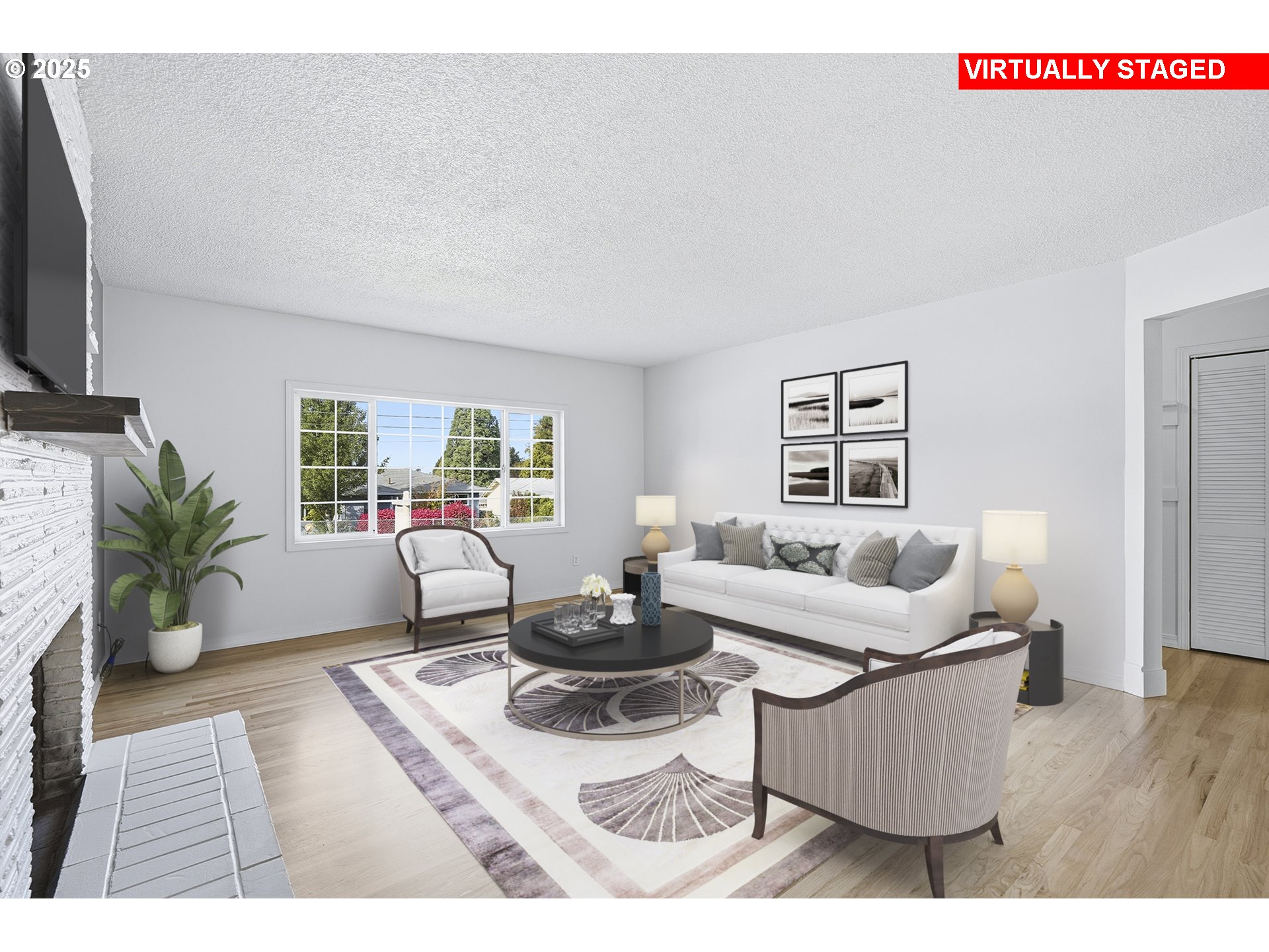 1422 Southeast 209th Avenue Gresham, OR 97030 - Photo 12 of 46 a living room with furniture and a flat screen tv