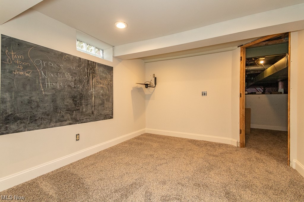 9490 Hoose Road Mentor, OH 44060 - Photo 24 of 27 Basement featuring carpet flooring