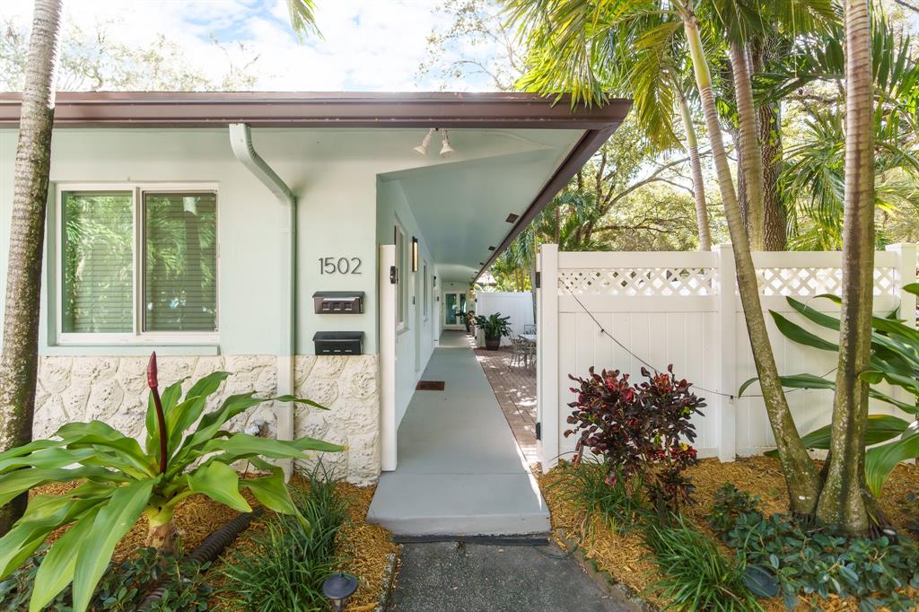 1502 Southwest 24th Street, Unit A Fort Lauderdale, FL 33315 - Photo 20 of 23 a view of a entryway door of the house