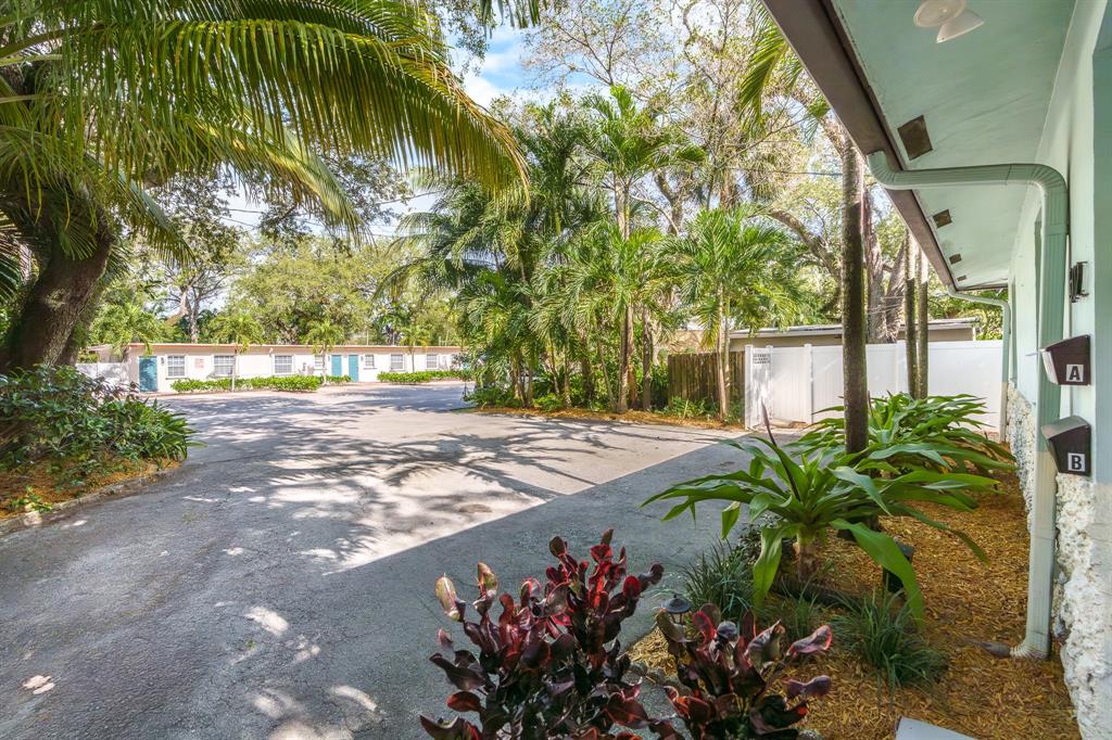 1502 Southwest 24th Street, Unit A Fort Lauderdale, FL 33315 - Photo 21 of 23 a view of a yard with plants