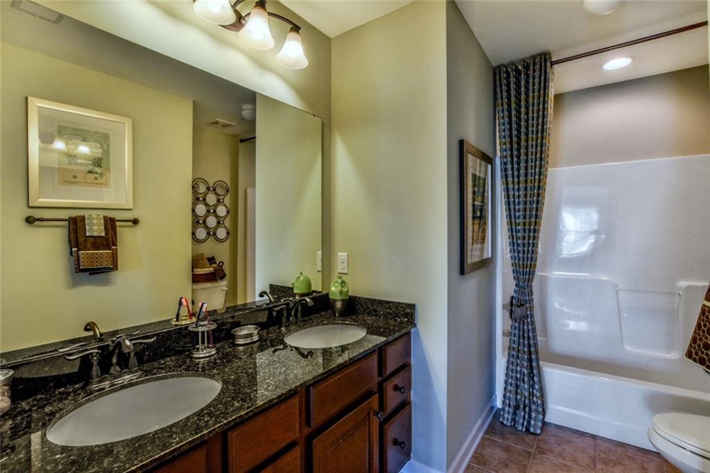 2003 Eagle Ridge Drive Valencia, PA 16059 - Photo 18 of 25 Main Bath w/Granite Countertop, Dual Sinks & Ceramic Tile Floor