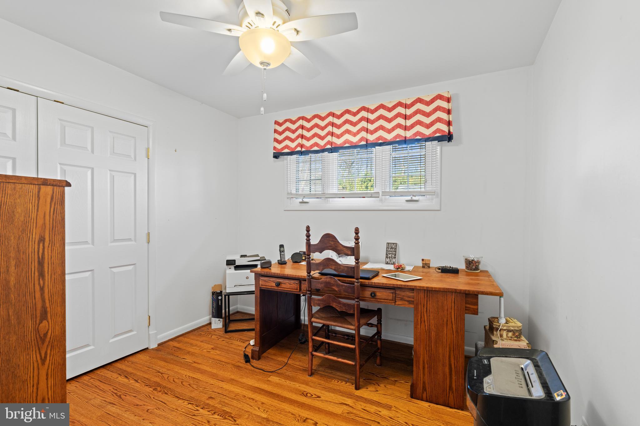 128 North Lynbrook Road Bel Air, MD 21014 - Photo 32 of 48 a view of a workspace with furniture and wooden floor