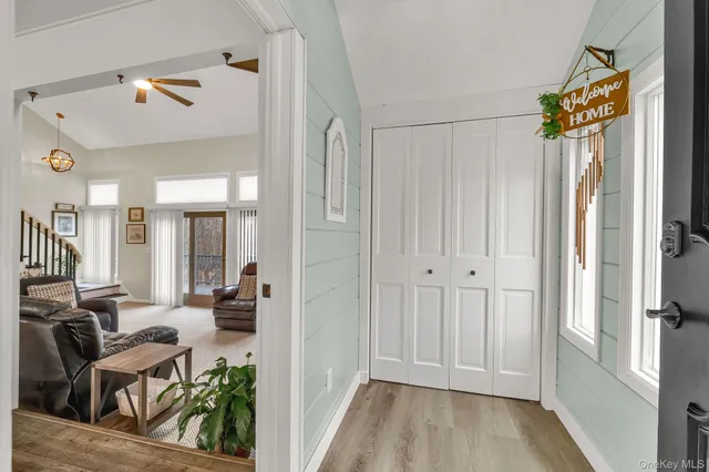 a view of front door