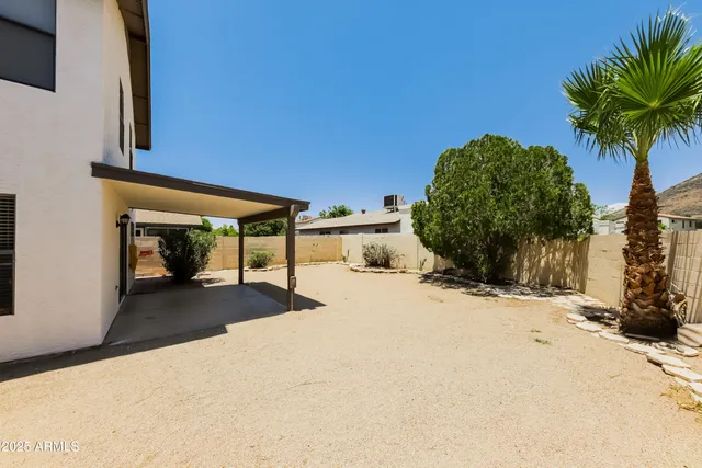 a view of a house with a patio