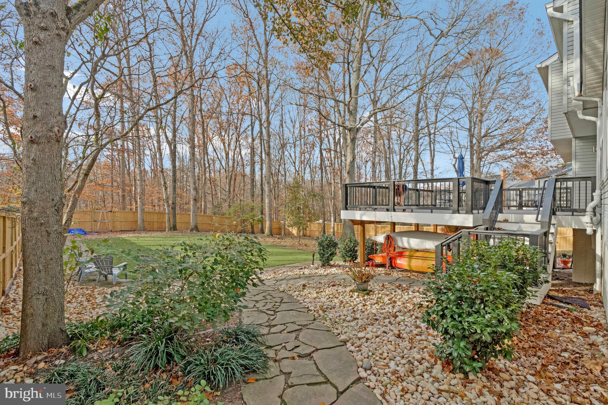 814 Potomac Ridge Court Sterling, VA 20164 - Photo 6 of 14 Breathtaking, private, fenced rear yard.