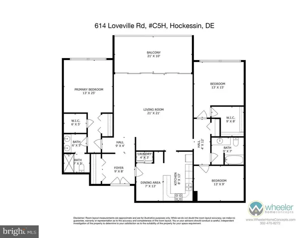 $310,000 | 614 Loveville Road, Unit C05H, Hockessin, DE 19707