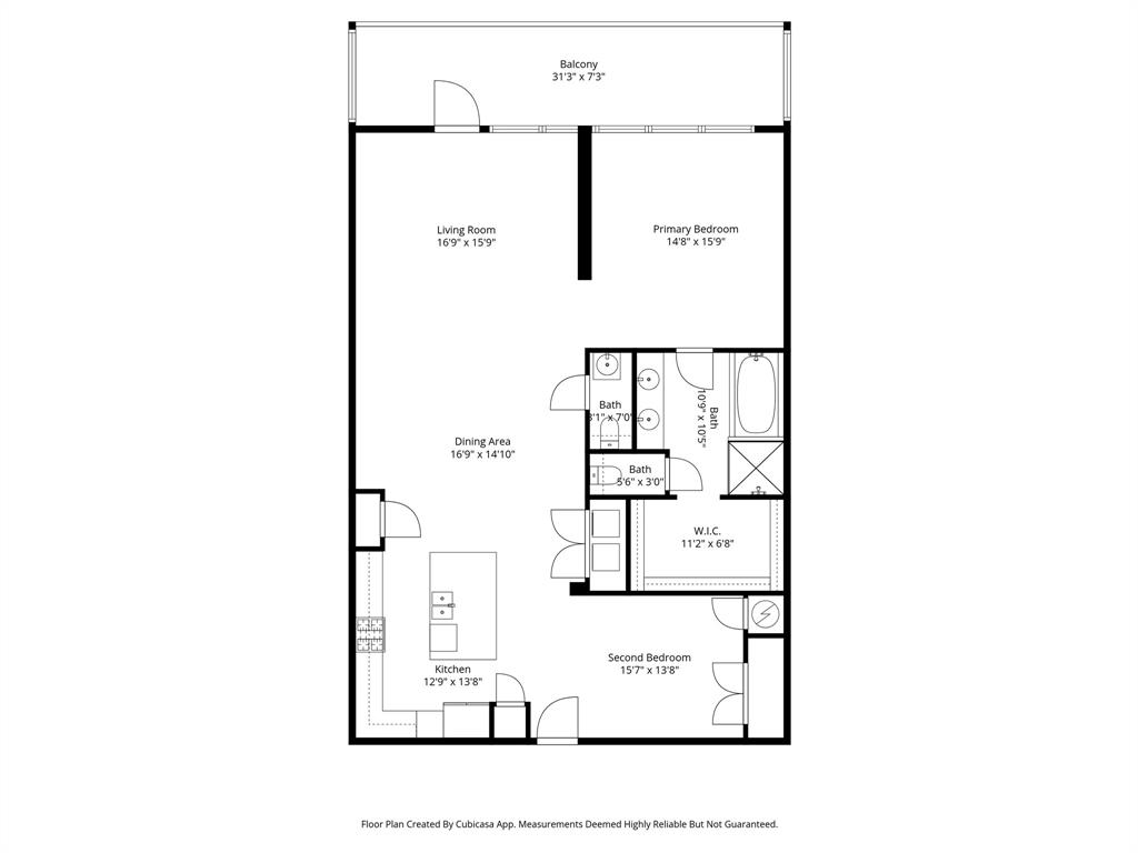 3030 Bryan Street, Unit 409 Dallas, TX 75204 - Photo 21 of 30 a picture of a floor plan