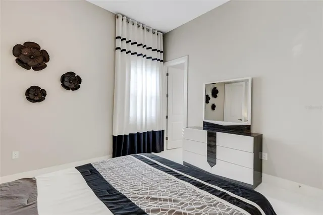 an aerial view of residential building and lake view