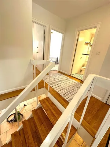 a view of an indoor swimming pool