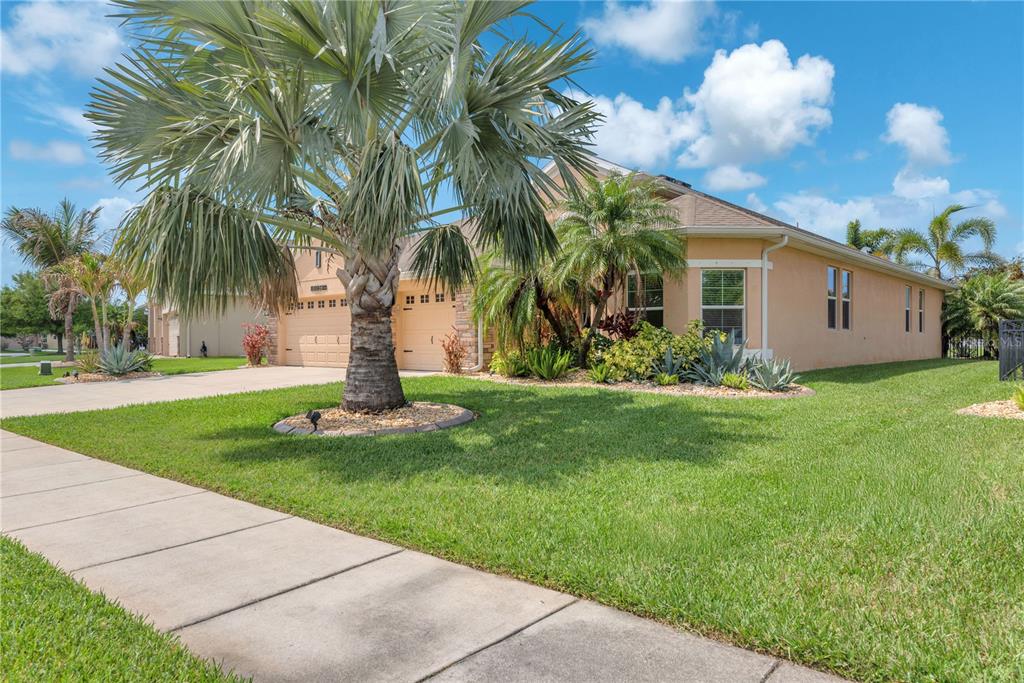 11236 77th Street East Parrish, FL 34219 - Photo 38 of 53 a front view of a house with garden