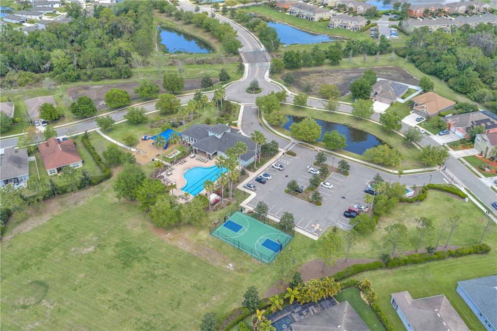 11236 77th Street East Parrish, FL 34219 - Photo 43 of 53 an aerial view of residential houses with outdoor space and street view
