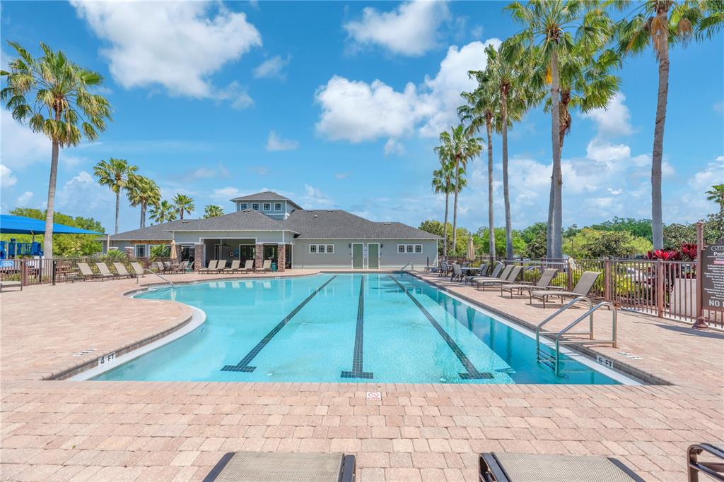 11236 77th Street East Parrish, FL 34219 - Photo 46 of 53 a view of a house with a swimming pool
