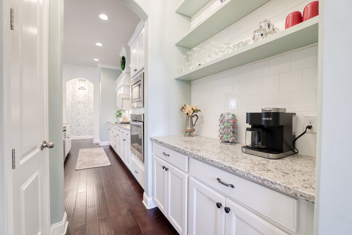 1146 Batbriar Road Murfreesboro, TN 37128 - Photo 17 of 56 a bathroom with a granite countertop sink and a mirror