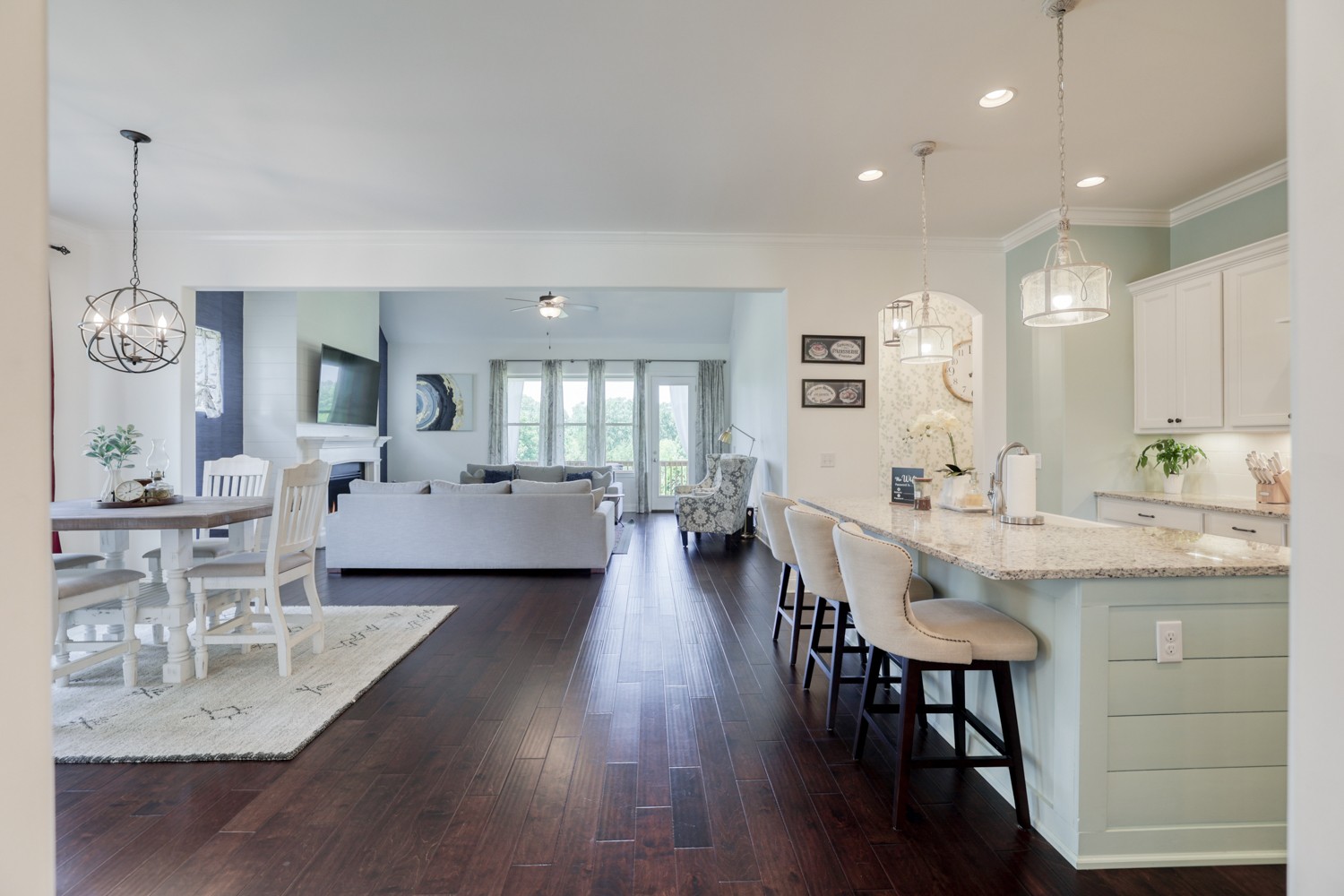 1146 Batbriar Road Murfreesboro, TN 37128 - Photo 21 of 56 a view of a dining room with furniture and wooden floor