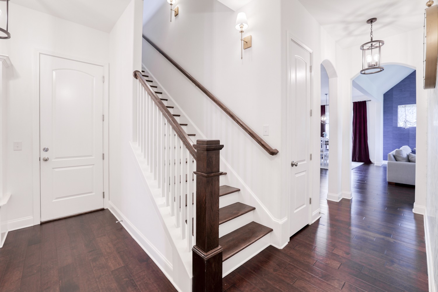 1146 Batbriar Road Murfreesboro, TN 37128 - Photo 32 of 56 a view of entryway with wooden floor and stairs