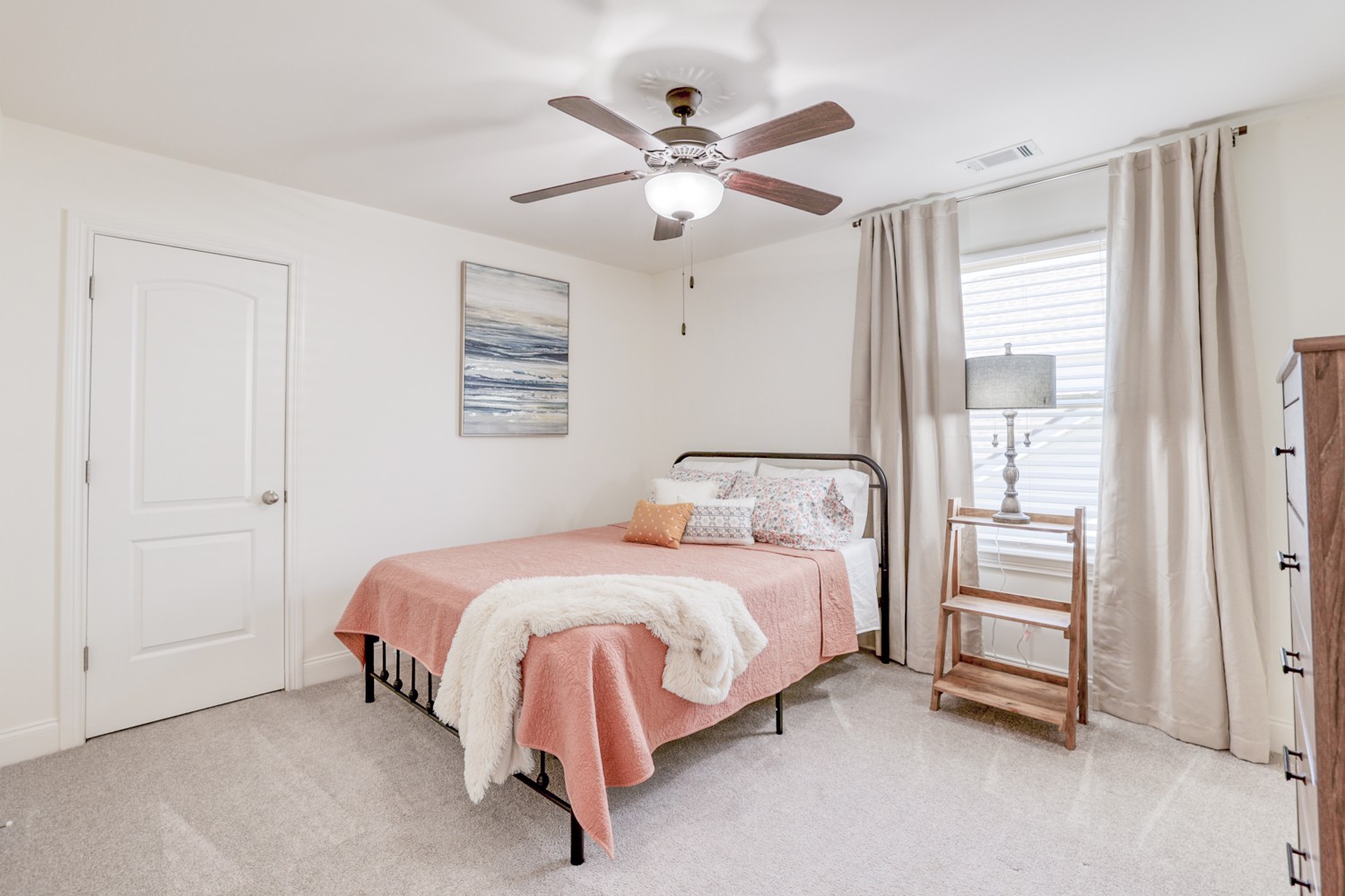 1146 Batbriar Road Murfreesboro, TN 37128 - Photo 45 of 56 a bedroom with a bed and a ceiling fan