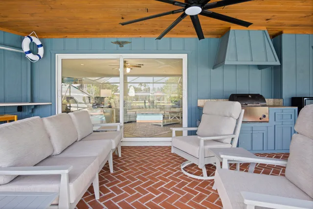 a front view of a building with garden