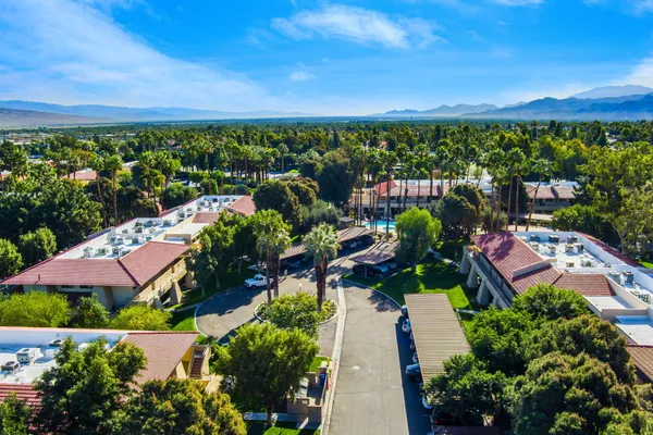 a view of a city and ocean view