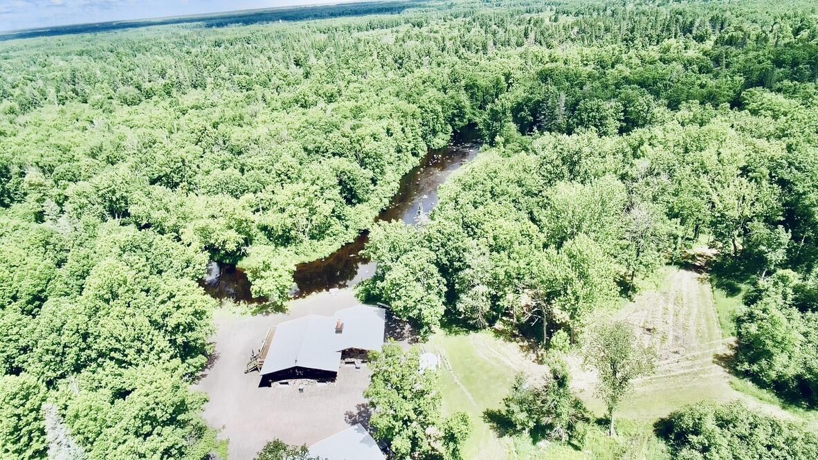 N1742 County Road North Kennan, WI 54537 - Photo 42 of 61 Drone from Back