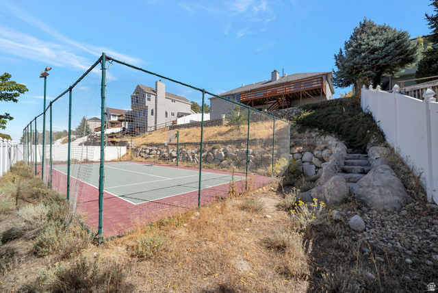 11922 Bluff View Drive Sandy, UT 84092 - Photo 27 of 30 View of tennis court