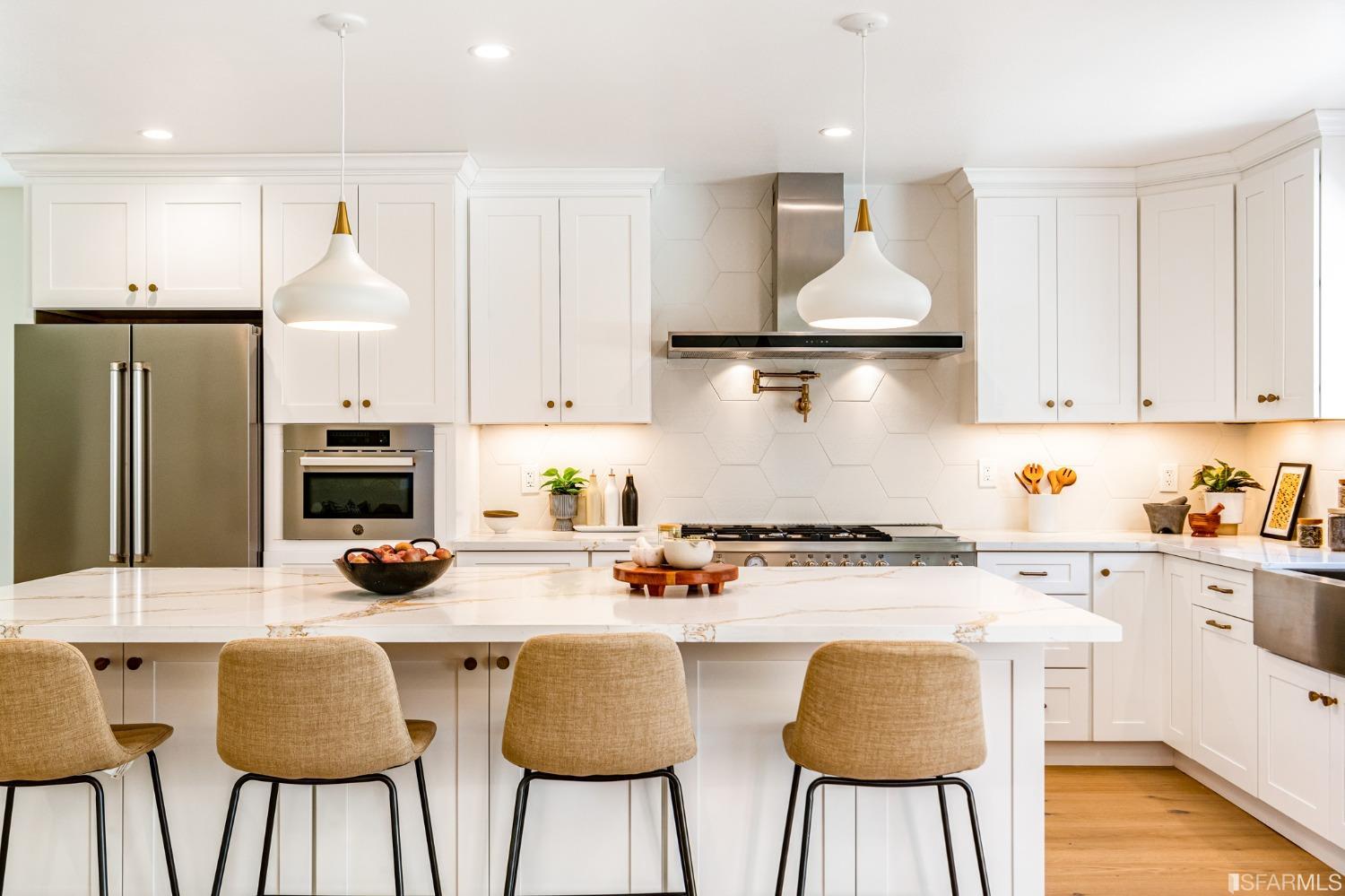 1639 Oregon Street Berkeley, CA 94703 - Photo 12 of 35 a kitchen with stainless steel appliances a stove a sink and a refrigerator