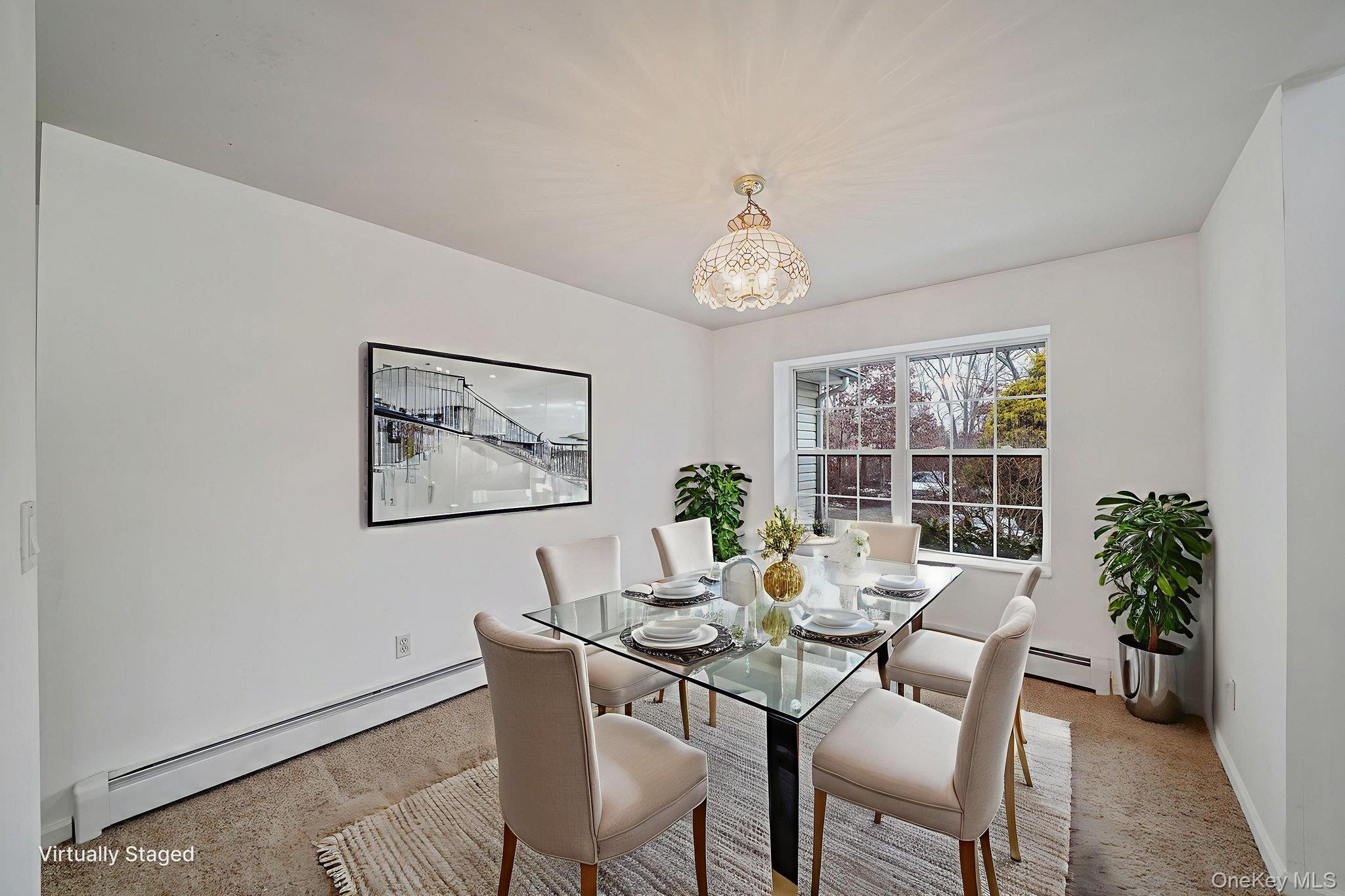 22 Wright Road Manorville, NY 11949 - Photo 7 of 47 a view of a dining room with furniture window and outside view