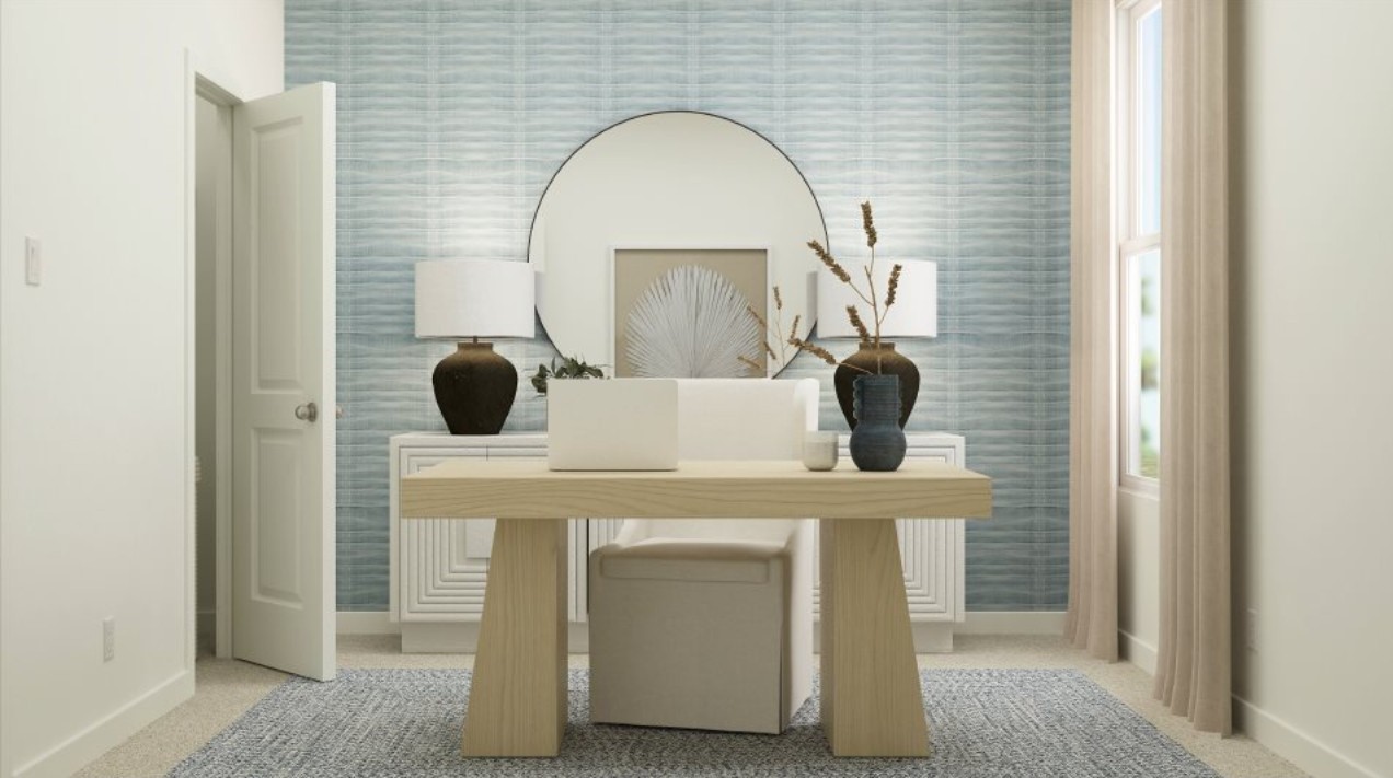 8310 Opal Pond Drive Angleton, TX 77515 - Photo 21 of 22 a view of living room with a sink and mirror