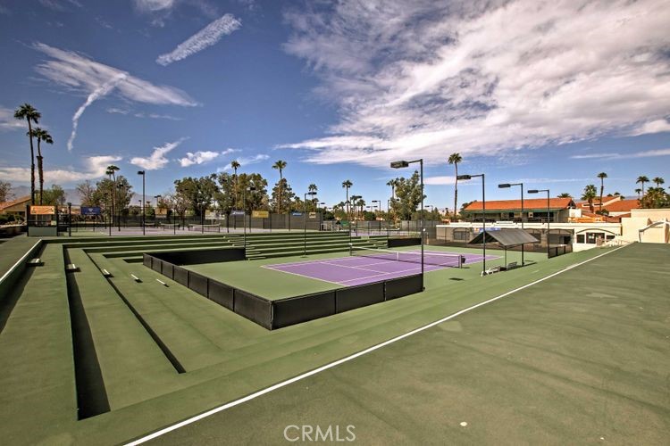 77313 Preston Trail Palm Desert, CA 92211 - Photo 14 of 15 a view of a tennis court
