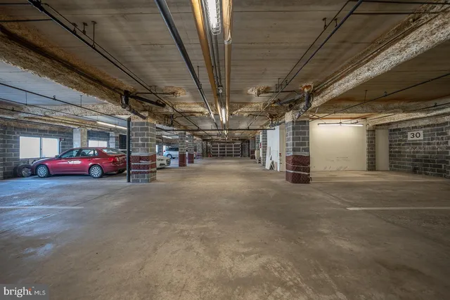 a view of parking area