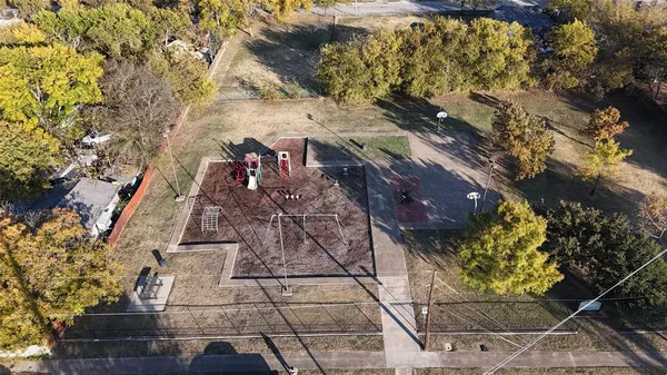 a view of building with yard
