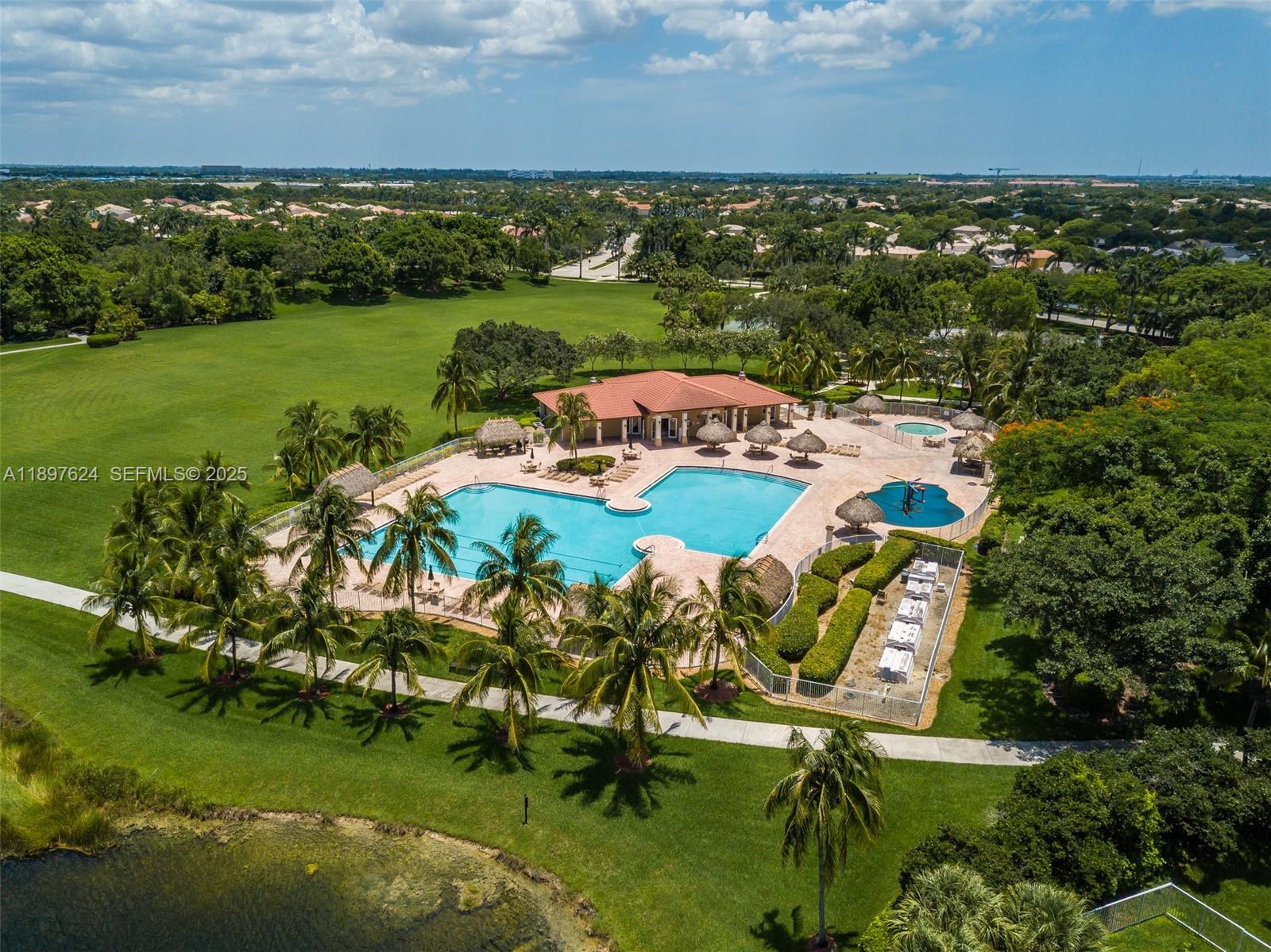 3620 Heron Ridge Lane Weston, FL 33331 - Photo 33 of 37 a view of a lake with houses
