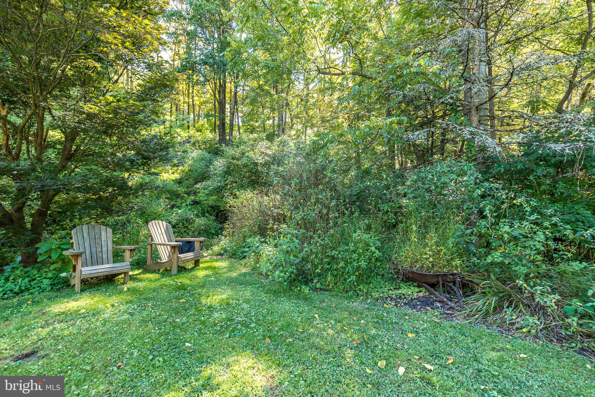 9022 Easton Road Ottsville, PA 18942 - Photo 31 of 45 a view of a backyard with sitting area