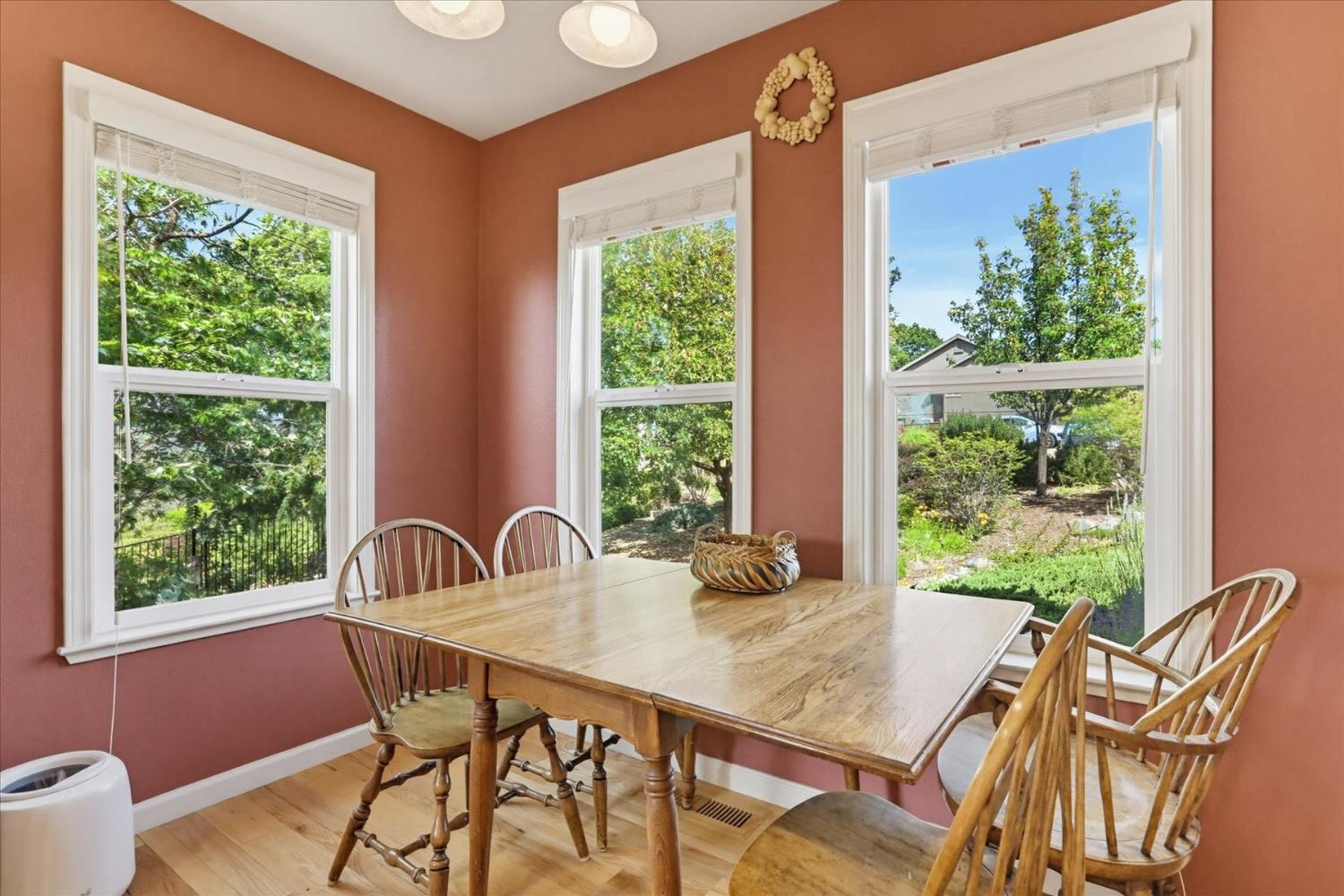 970 Morgan Ranch Drive Grass Valley, CA 95945 - Photo 17 of 76 a view of a dining room with furniture window and outside view