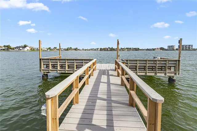a view of balcony with ocean view