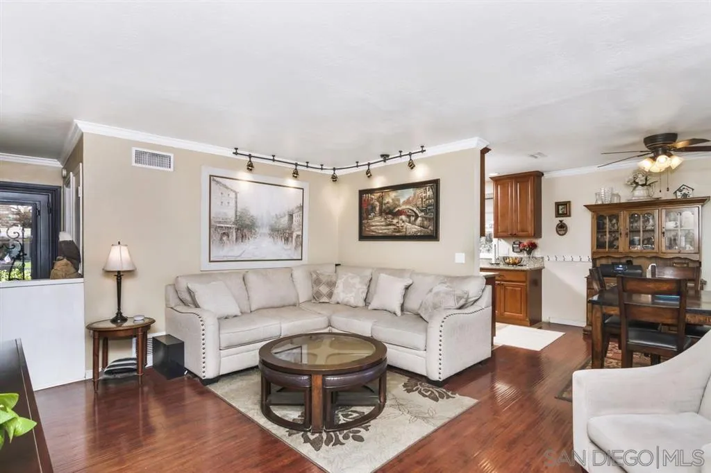 14223 Halper Road Poway, CA 92064 - Photo 8 of 25 a living room with furniture and a wooden floor