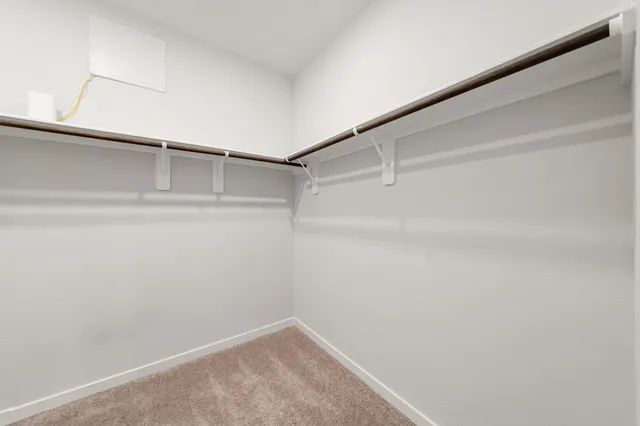 a view of a room with an empty space