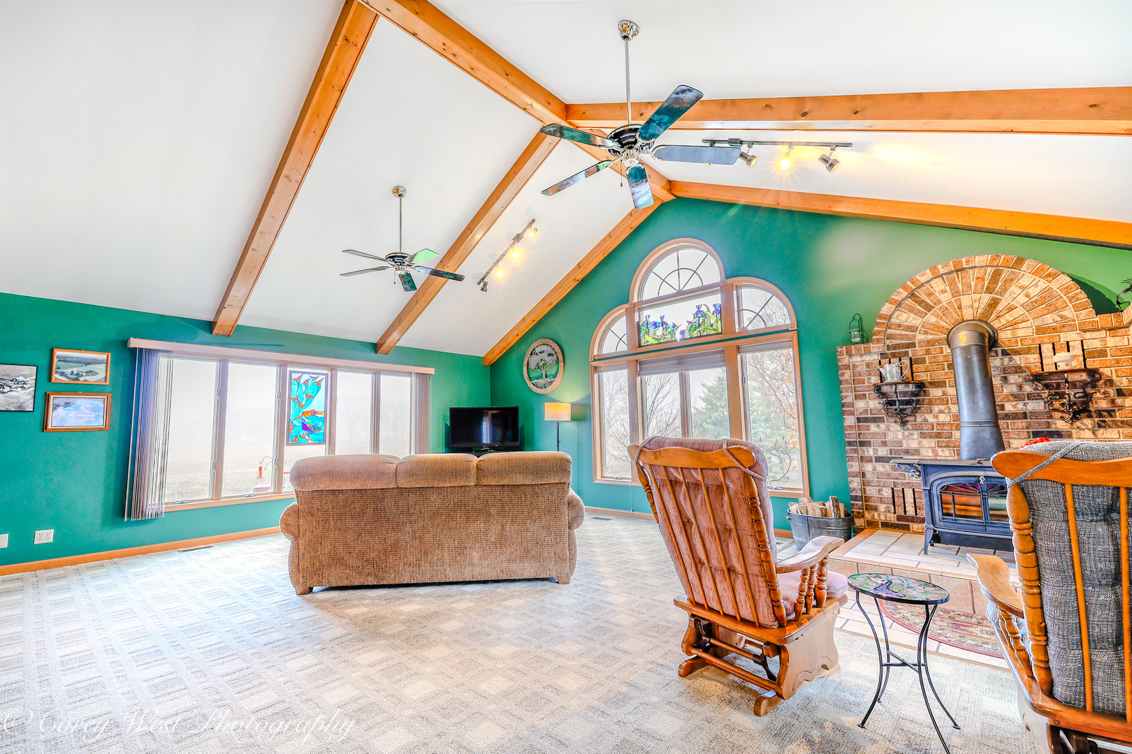 11N315 McGough Road Hampshire, IL 60140 - Photo 3 of 49 a living room with furniture and a large window